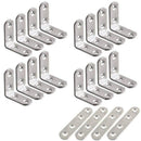 20-piece stainless steel holder 16 by 40 x 40 mm 90 degrees right angle L-s