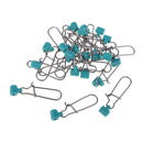 40pcs Heavy Duty Fishing Sinker Slide Slider with Stainless Steel Nice Snap