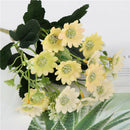 Artificial Chrysanthemum Daisy Flower Bouquet Arrangement Home Decor Yellow
