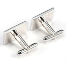 Pair 2 wedding shirt cufflinks man brass plate France flag