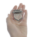 Crystal 8 Key  Kalimba Acrylic Clear Thumb Piano Gift For Beginner