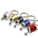 Balck 6-Speed Gearshift Gear Shift Gearbox Bag Key Ring Keyring Keychain Ki F0C5