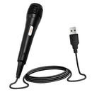 USB Handheld Game Wired Microphone Karaoke Singing MIC for PS4 Plug & Play
