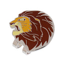 Durable Lion Head Golf Ball Marker with Magnetic Golf Hat Clip Golfer Gift