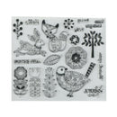 Lovely Fox Rabbit and Bird Birthday Clear Stamps Scrapbooking Photo Album F9