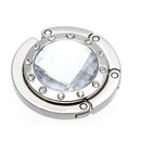Alloy Rhinestone Crystal Hooks White