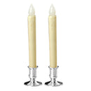 Happy Event Flickering LED Pillar Candle Tea Light Mood Light Metal Base
