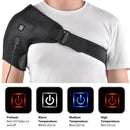 Electric Heat Therapy Adjustable Shoulder Brace Back Support Belt Dislocate