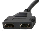 Dvi-D Male (24+1) To Two Hdmi Dual Female Y-Splitter Video Cable Adapter 30 R8P1