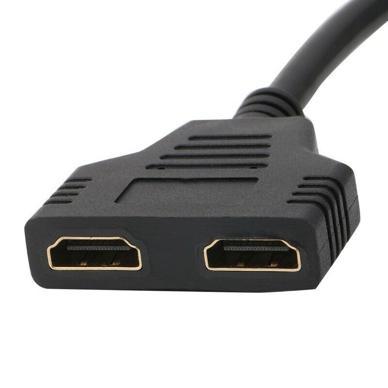 Dvi-D Male (24+1) To Two Hdmi Dual Female Y-Splitter Video Cable Adapter 30 R8P1