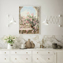 Painting By Numbers Kit DIY Window Flowers Canvas Oil Art Picture Craft