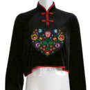 Chinese Patch Flower Embroidered Applique DIY Heart Cloth Cheongsa N3R3 Sti G4B4