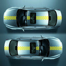 3pcs Car Art Decorative Stickers Styling Decals Kits for Auto Covers Head Tail