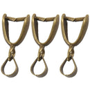25 Bronze Tone Pinch Clip Bail Beads 17x7mm(5/8x1/4 inch) S7Y9