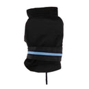 Pet Dog Waterproof Clothes with LED Luminous Strip Reflective Coat Black S