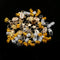 84pcs  Shell Star Hair Ring Braid Rings Loops Headband Accessories