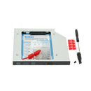 8.9-9.5mm Thick SATA SSD HDD Hard Disk Caddy Tray All Aluminium Hard Drive Case