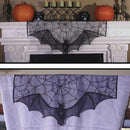 Halloween Decoration Lamp Shades 36x22inch Multifunction Black Lace Spider We Hn