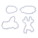 Silicone Rubber Stamp + Cutting Dies Stencil Frame Scrapbook Christmas