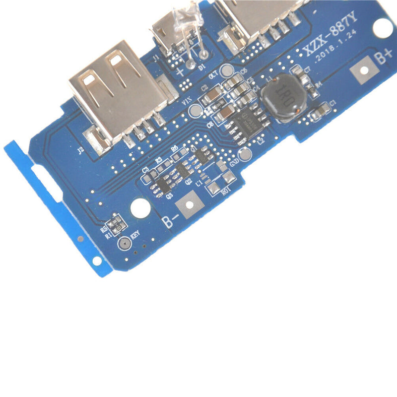 5V 2A PowerBank Charger Board Charging Circuit Step Up Module Dual USB Output Ew