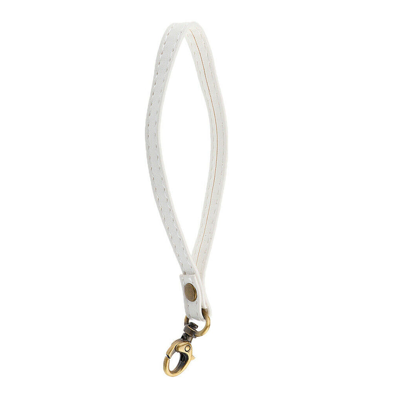 2x Leather Wristband Clip-on Clutch Wristlet Bag Di