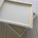 Blank Canvas Board Wooden Frame Acrylic Paints Art Artist Practice 50x50cm
