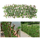 Garden Fence Expandable Faux Ivy Wood Vines Plant for Backyard Outdoor Decor
