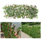 Garden Fence Expandable Faux Ivy Wood Vines Plant for Backyard Outdoor Decor