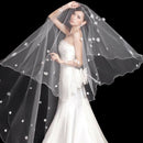 Tulle Wedding Dress Veils White Flowers Super Long Bridal Hair Veil Bride F