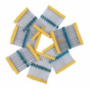 17 Values 1% Resistor Kit Assortment, 0 Ohm-1M Ohm (Pack of 525), Pin (0.02 G5V0