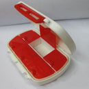 Weekly Pill Box Medicine Organiser Travel 6 Day Tablet Storage Dispenser Case TE