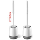 Toilet Brush and Holder,Toilet Bowl Cleaner Brush, 2Pcs Bathroom Toilet Bow