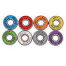 8pcs Chrome Steel Skateboard Bearings for Skateboards, Longboards, Quad Skates,