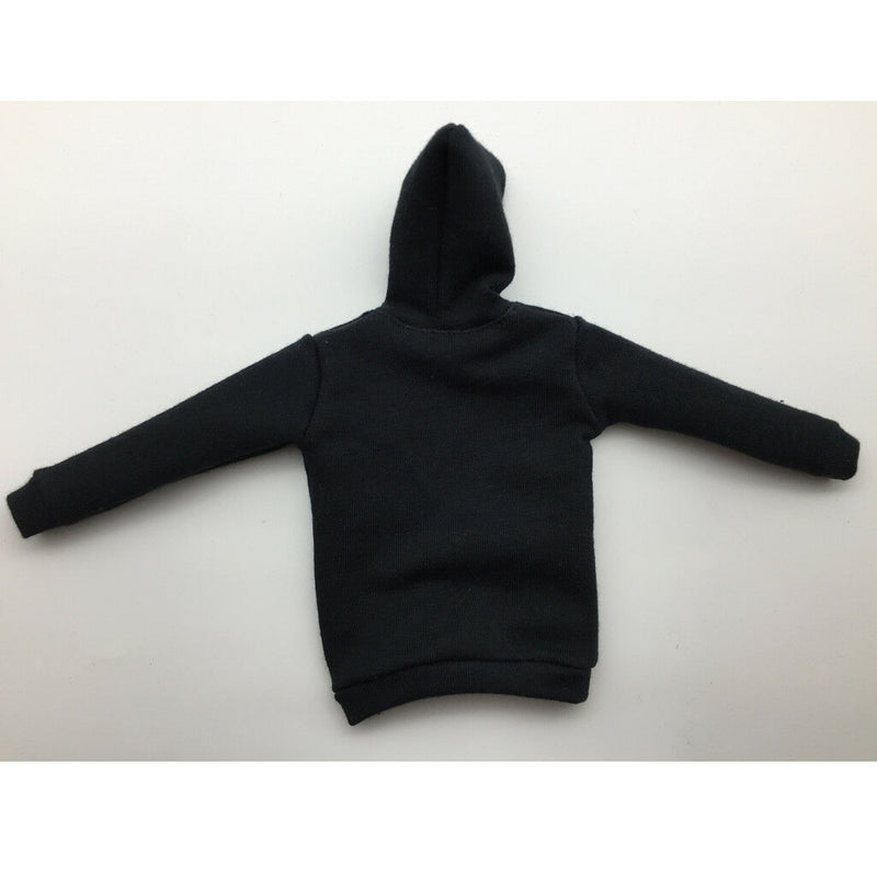 1:6 Black Hoodie Hooded Top & Cap Clothing for 12''     Figures