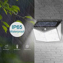 LED Solar Power PIR Motion Sensor Wall Light Outdoor Home Lamp Garden R2V7
