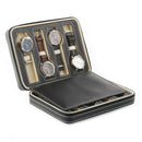 8 Grids Watch Display Storage Box Case Tray Zippered Travel Watch Collector