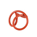 70 mm Outside Dia 3 mm thick Flexible Silicone O Ring Seal Brick Red J3P8