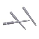 7 Pieces 65mm Length S2 Steel Ball Head Hex Head Screwdriver Screwdriver Ki G8U9