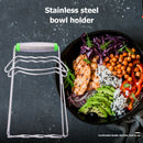 Multi-function Bowl Clip Stainless Steel Non-slip Dish Holder Kitchen Tool A