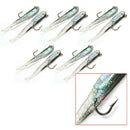 1Pcs Maggot Grub Soft Lure Baits Worms Glow Shrimps Fish Lures Plastic 22cm A6P8