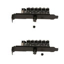 2x SATA Power PCI PWM 6 Way Hub PC Cooler Cooling Fan Speed Controller