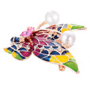 Animal Butterfly Crystal Enamel Brooch Pin Insect Lapel Pin Jewelry Women Gift3C