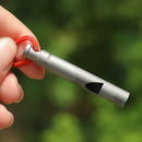 Titanium Emergency Whistle,Loud Portable Whistle Necklace Cord for Emergenc Q8Z3