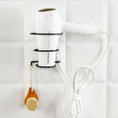 Steel Metal hair dryer rack for Wall Shelf rack Stand Wall-mounted Bathroom