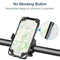 Rack Smartphone Bicycle Bracket Strap Bike Phone Holder MTB Motorcycle Stand