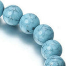 Classic alloy Blue Bead Bracelet Fashion Ball Elastic Handwear A7R9