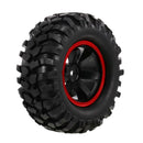 96mm Rubber Tire with 1.9" Rim for 1/10 HSP Redcat Traxxas RC Crawler Buggy