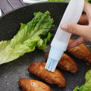 3x BBQ Gadgets Oil Bottle Brush Tools Kitchen Portable Silicone Baking Pastry