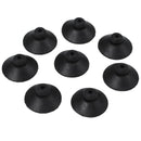 Soft Plastic Aquarium Suction Cup Clip 28mm Diameter 8 Pcs Black