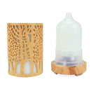 100ml Wood Grain Aroma Essential Oil Diffuser Ultrasonic Air Humidifier (US